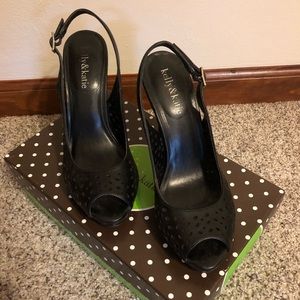 Kelly & Katie black heels